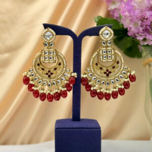 Elegant Earrings With Beads