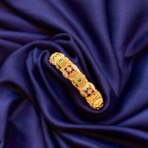 Rajwadi Kada  with Ruby Stone